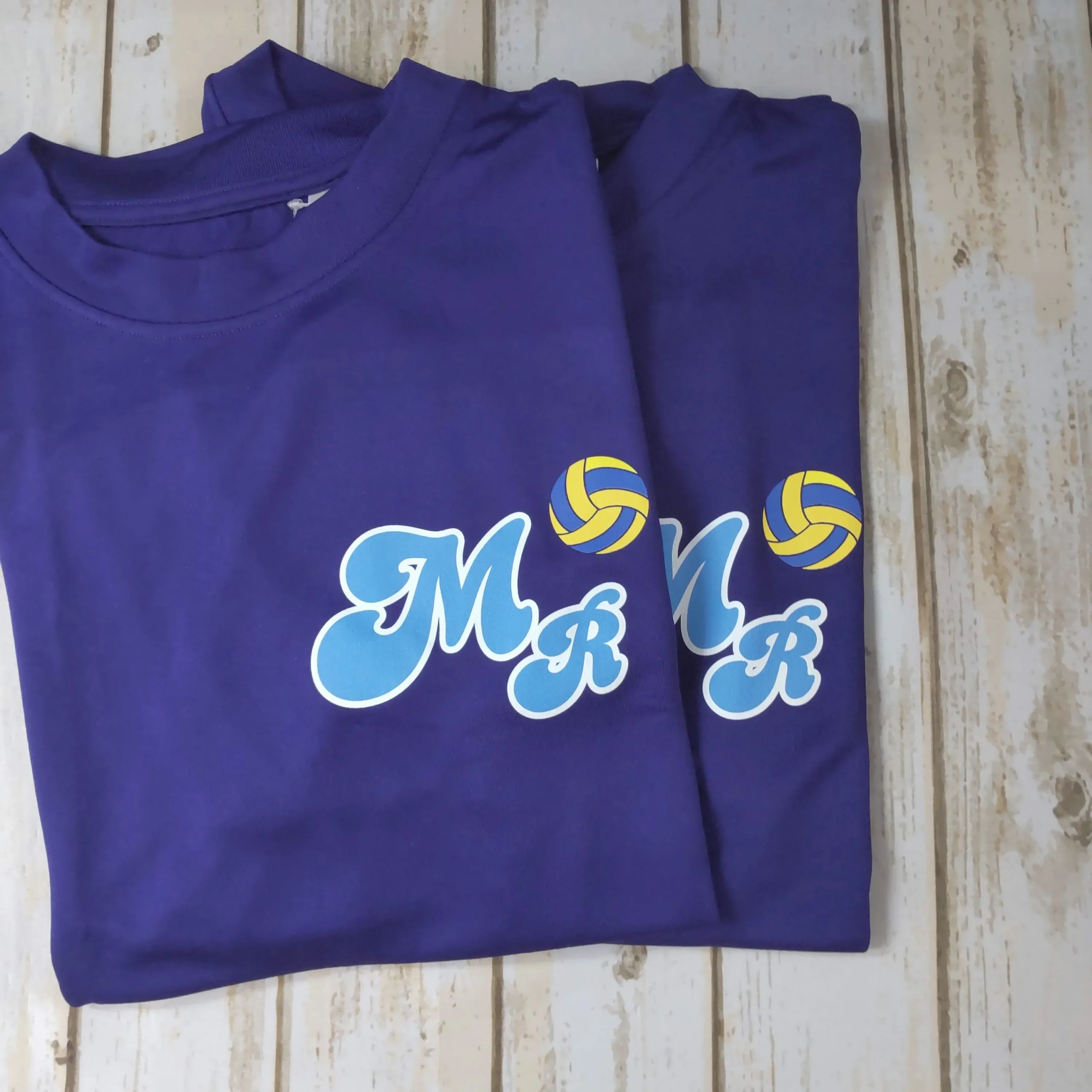神奈川県大和市のママさんバレーボールチームのチームTシャツ作成
